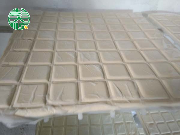 在技術(shù)人員指導下客戶作出來的水豆腐干